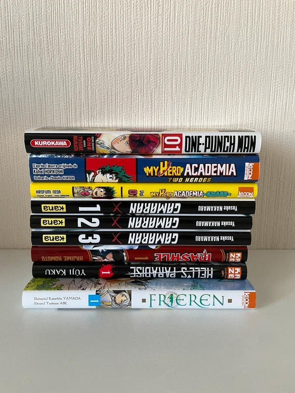 Lot 8 Manga ( Mha / Frieren / One Punch Man ect)