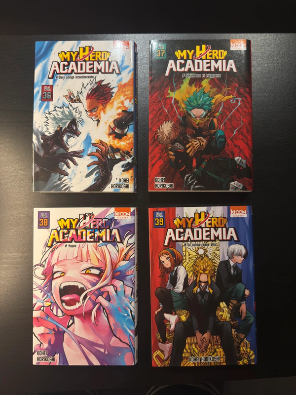 Manga , MHA , tome 36/37/38/39