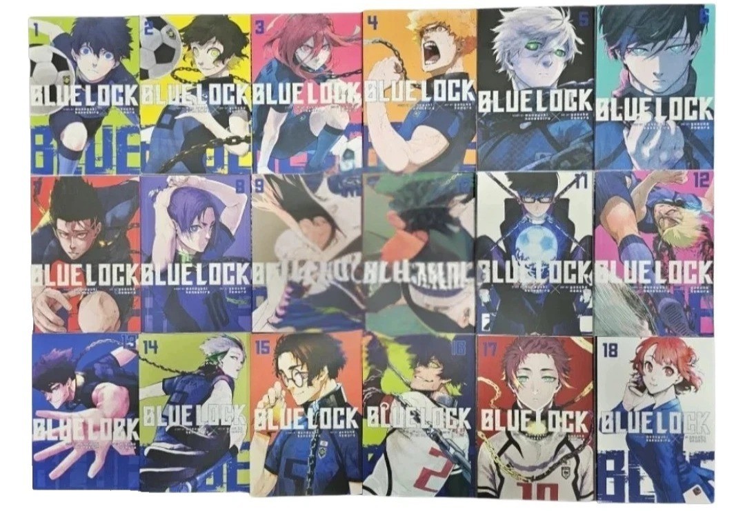 Fumetti Blue Lock Manga Set Completo Volume1-39 Versione Inglese
