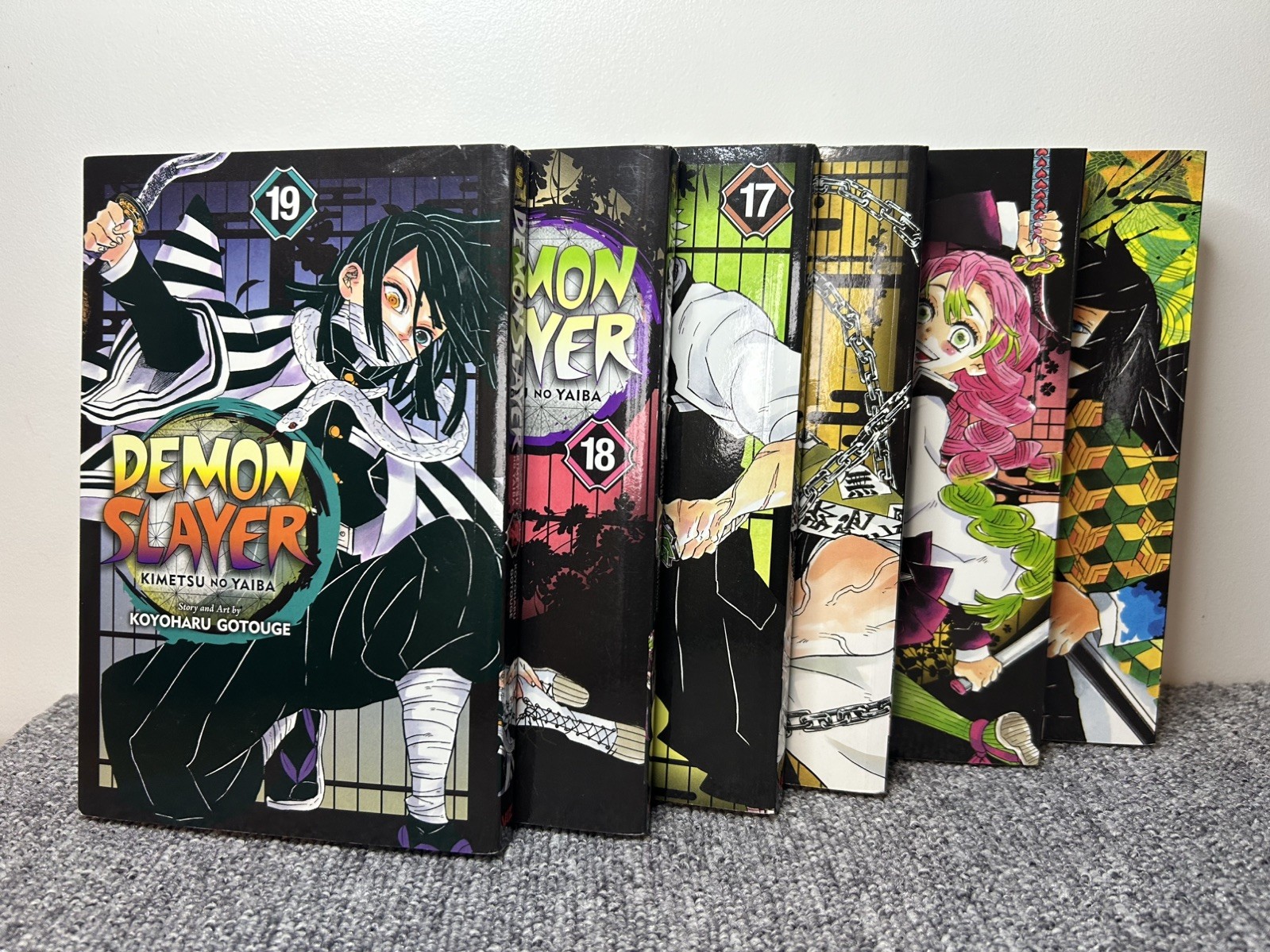 Demon Slayer Books Manga Bundle Volumes 5/14/15/17/18/19 (Pre- owned)