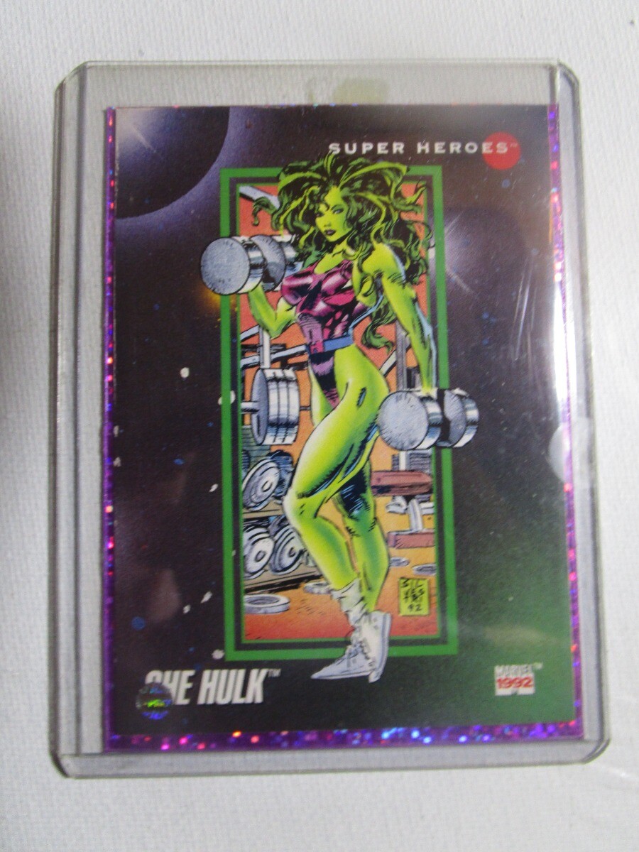 1992 Marvel Universe Super Hero SHE HULK Serie 3 Trading Card #16