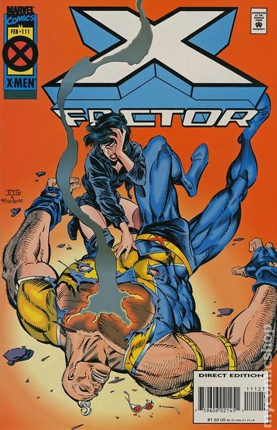 X-Factor #111B FN/VF 7.0 1995 Immagine Stock