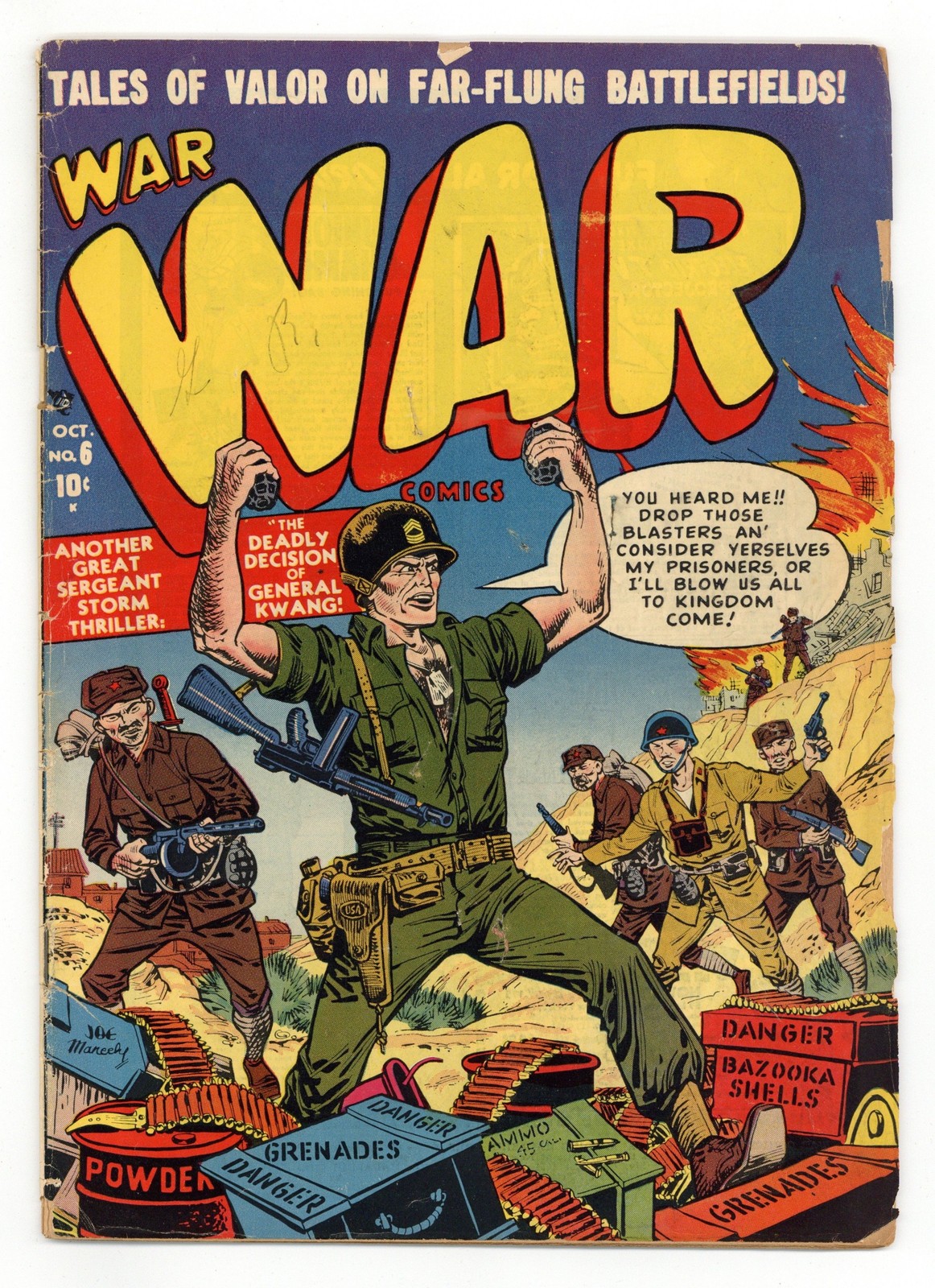 War Comics Atlas #6 GD- 1.8 1951