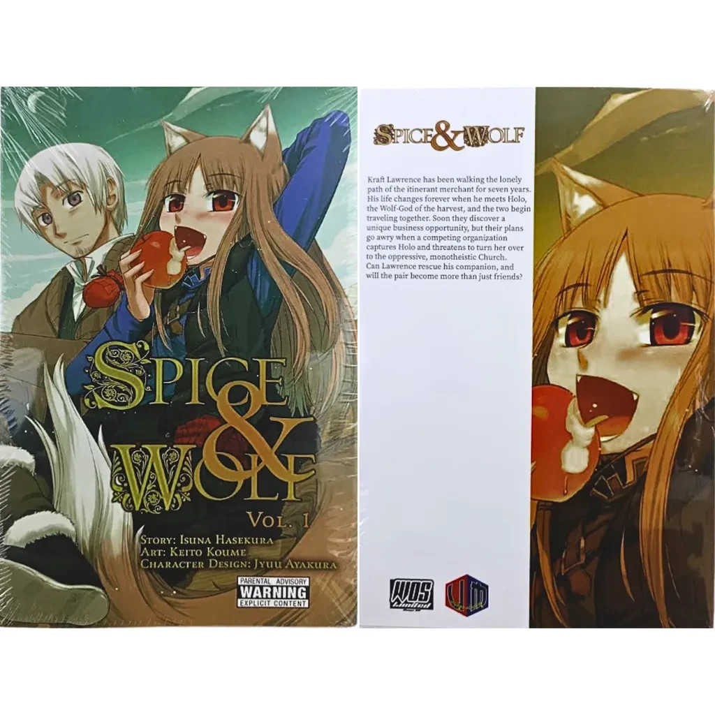 Spice & Wolf Manga Vol 1-16 Set Completo Inglese Isuna Hasekura Keito Koume Nuovo
