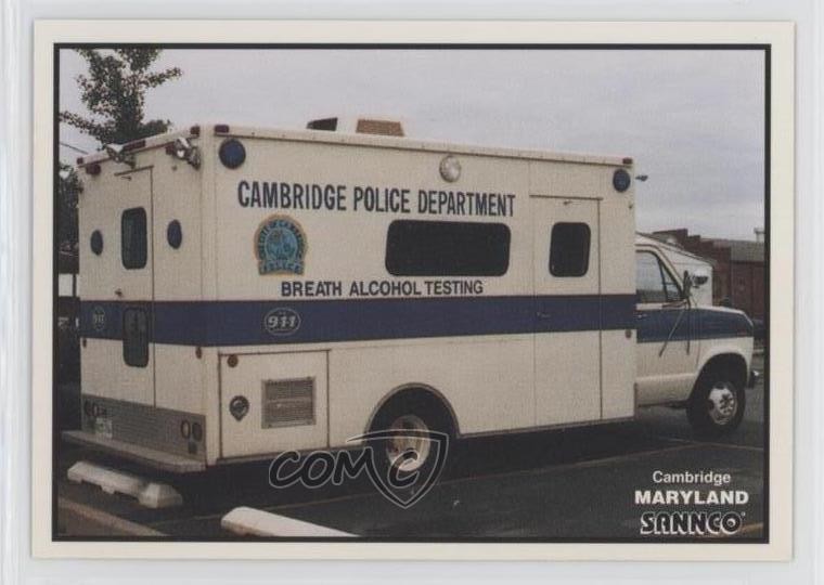 1993 Sannco Police Cards Series 1 Cambridge Maryland #15 0t2