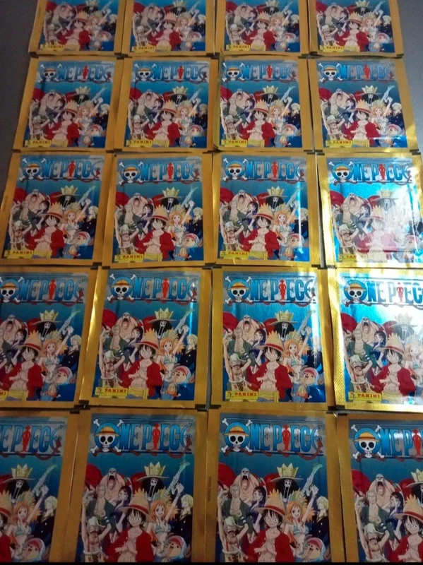 Lot de 20 boosters stickers one piece neufs