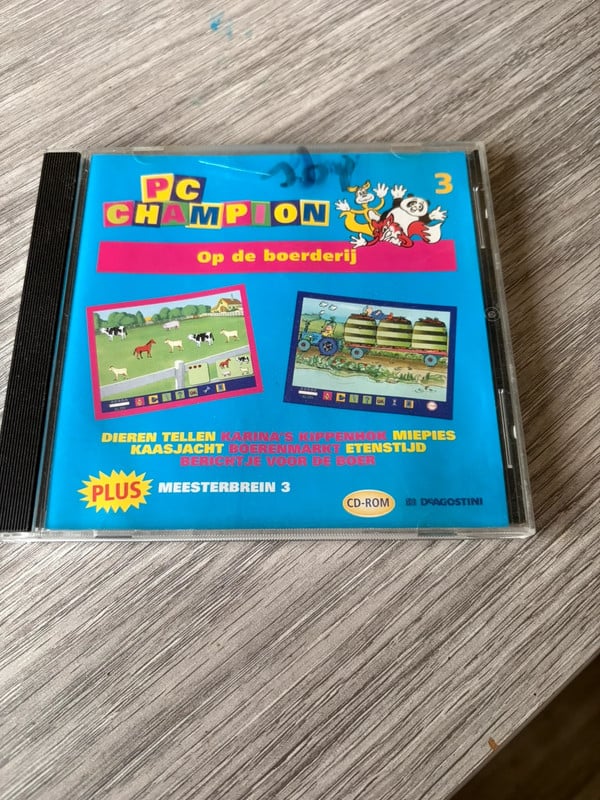Pc champion op de boerderij