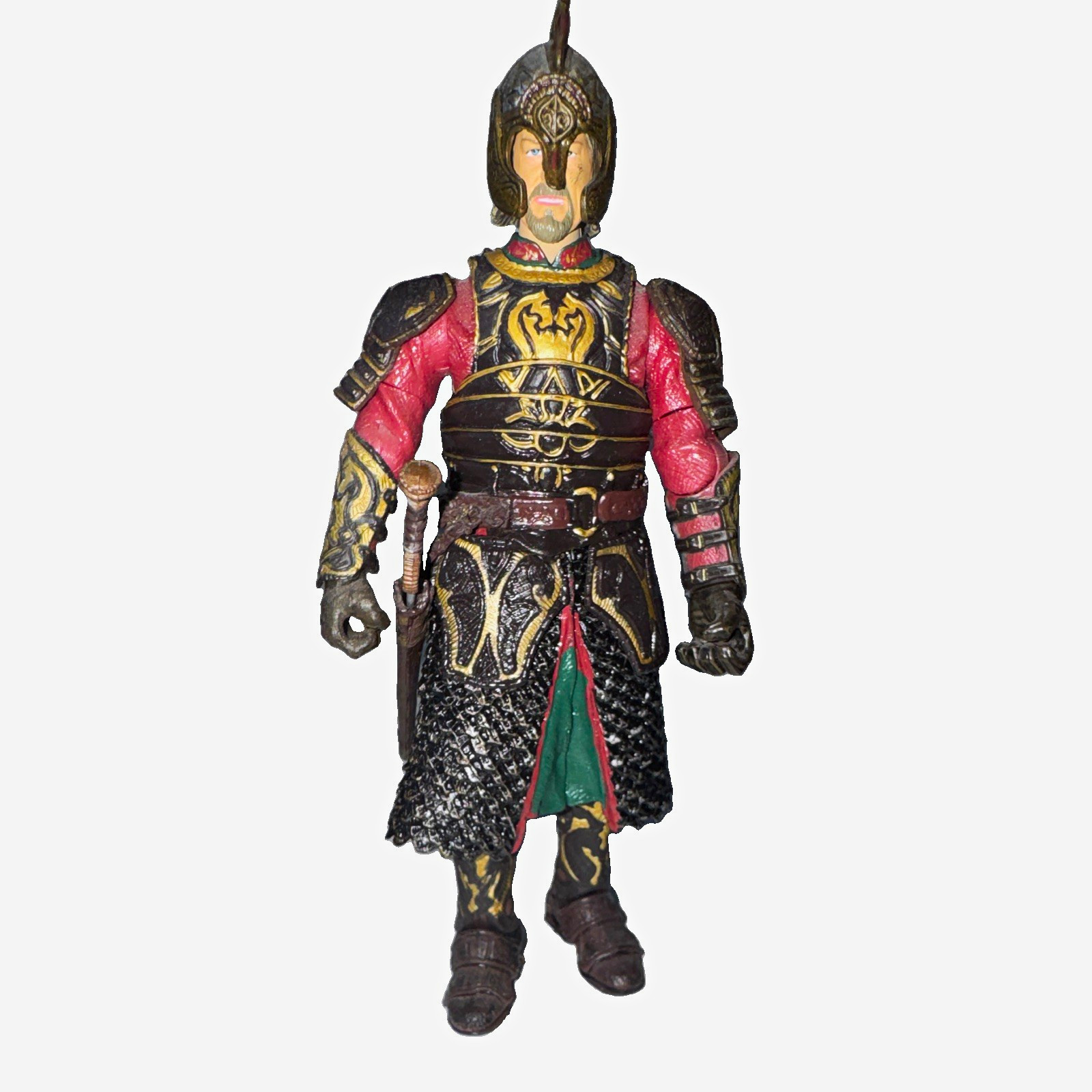 ToyBiz 2003 Modellino Il Signore degli Anelli Due Torri King Theoden in Armatura