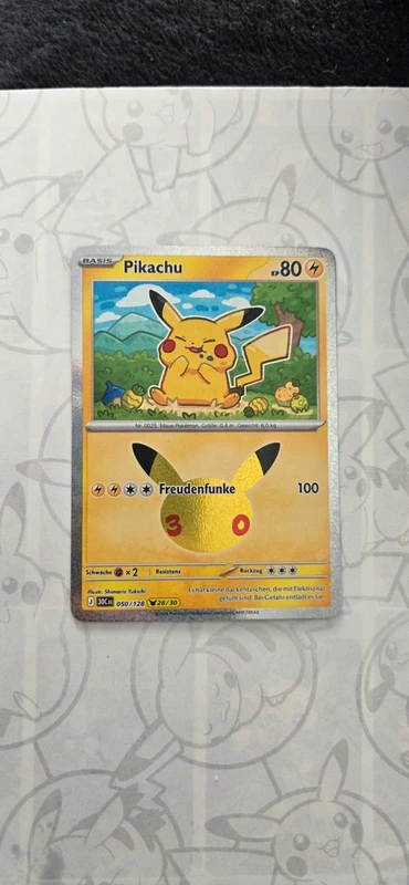Pikachu 28/30 30 Jahre Set