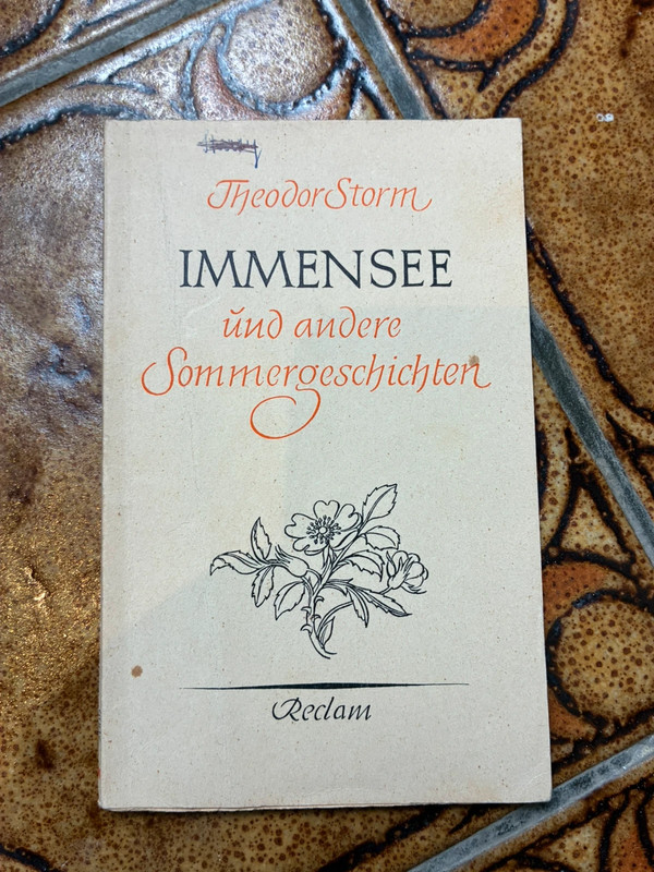 Buch: Theodor Storm Immensee und andere Sommergeschichten Reclam Vintage