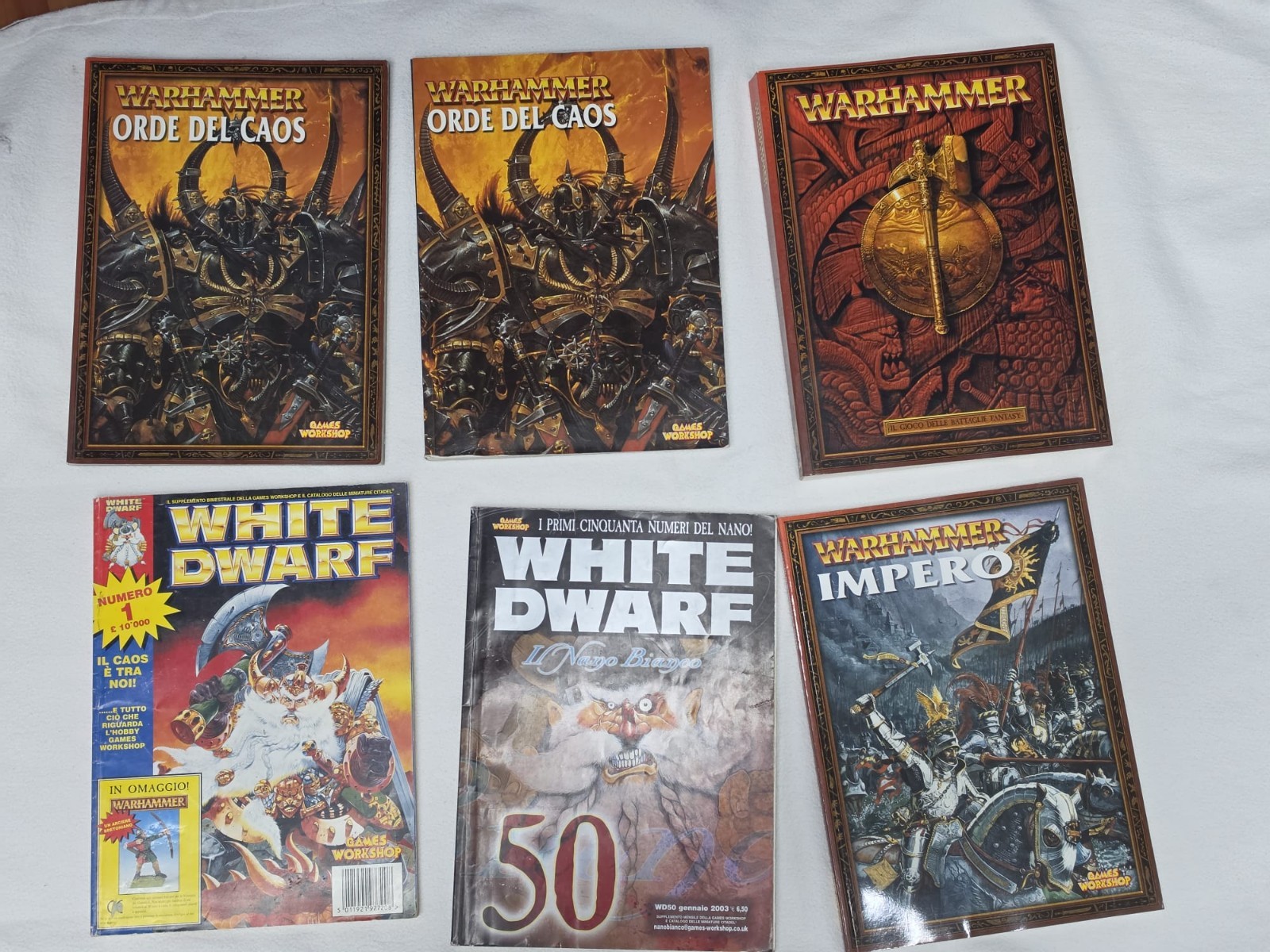 lotto 6 Numeri Fumetti riviste giornali Warhammer 
