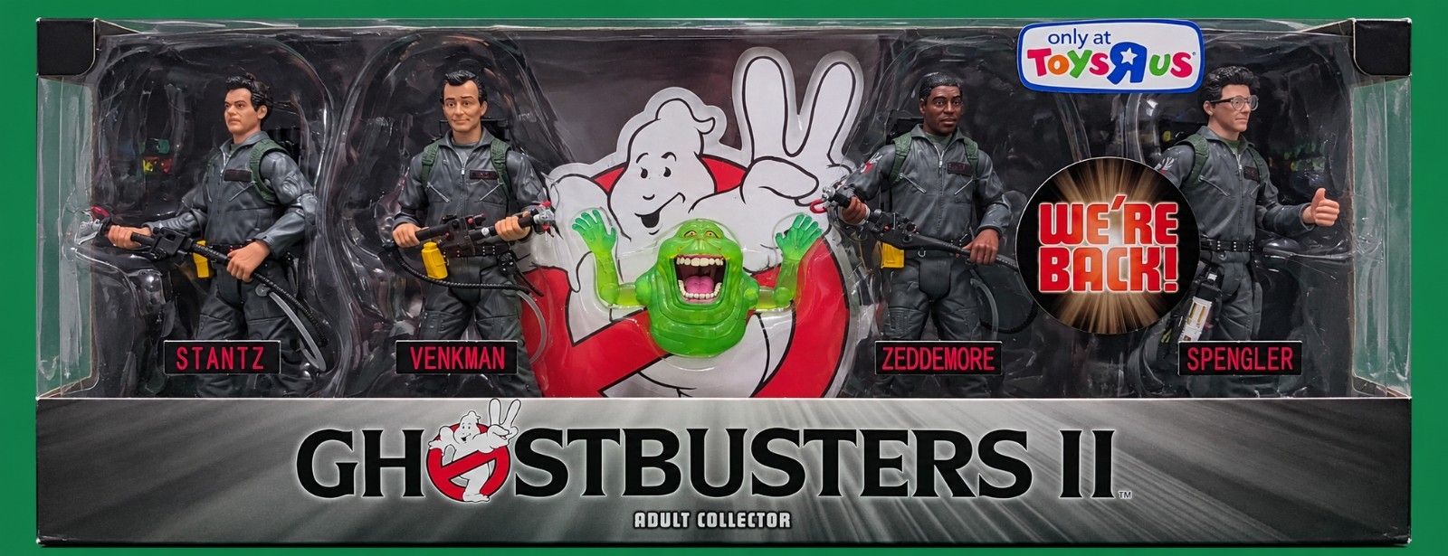 NUOVO Mattel Collector Ghostbusters 2 Toys R Us Exclusive set action figure 6"