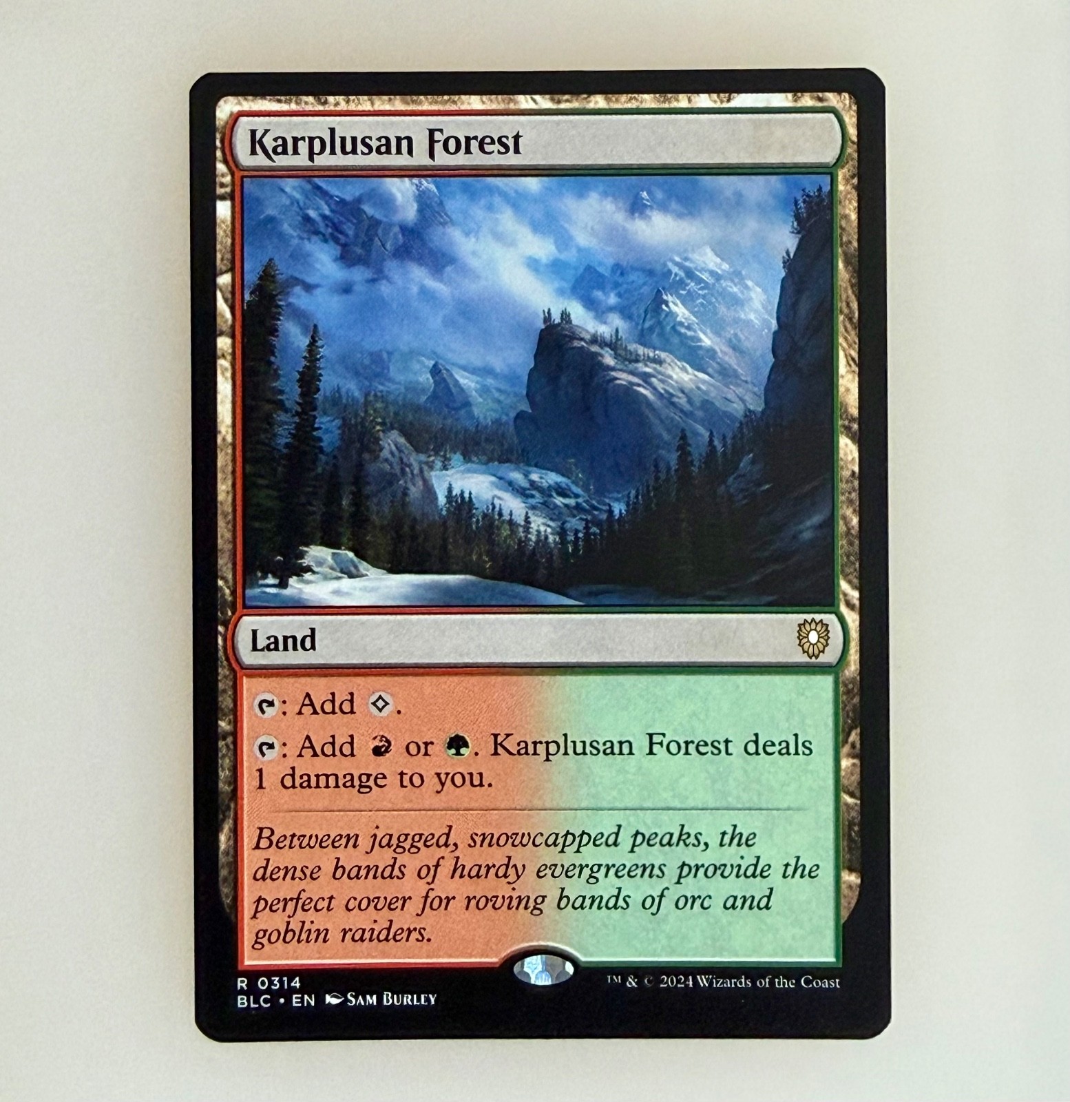 Magic: The Gathering Karplusan Forest Commander: Bloomburrow NM