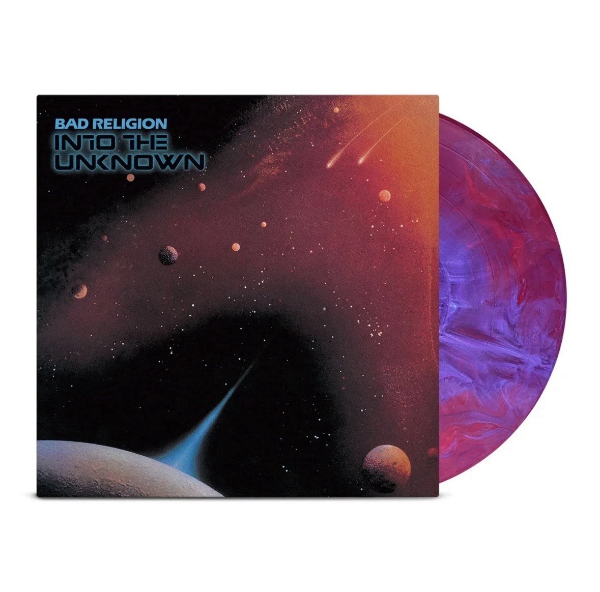 Bad Religion - Into The Unknown RED NEBULA SPLASH COLOR Vinyl LP