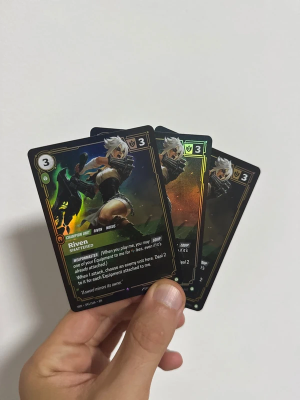 Riven shattered Riftbound vendetta playset ps