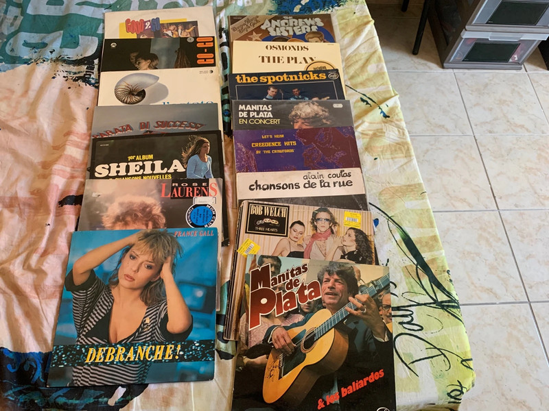 Lot de 15 disques 33 Tours tout style
