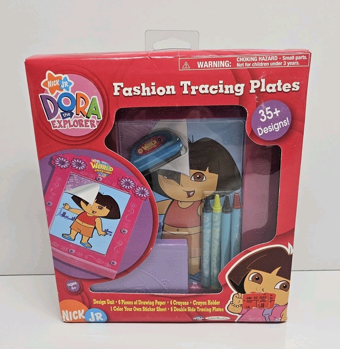 Nick Jr. Dora The Explorer Fashion Tracing Plates 35+ disegni nuovi
