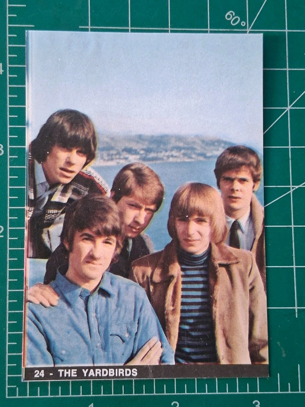 1965 ASSI DELLA CANZONE MUSIC CARD YARDBIRDS GROUP JEFF BECK ROOKIE 