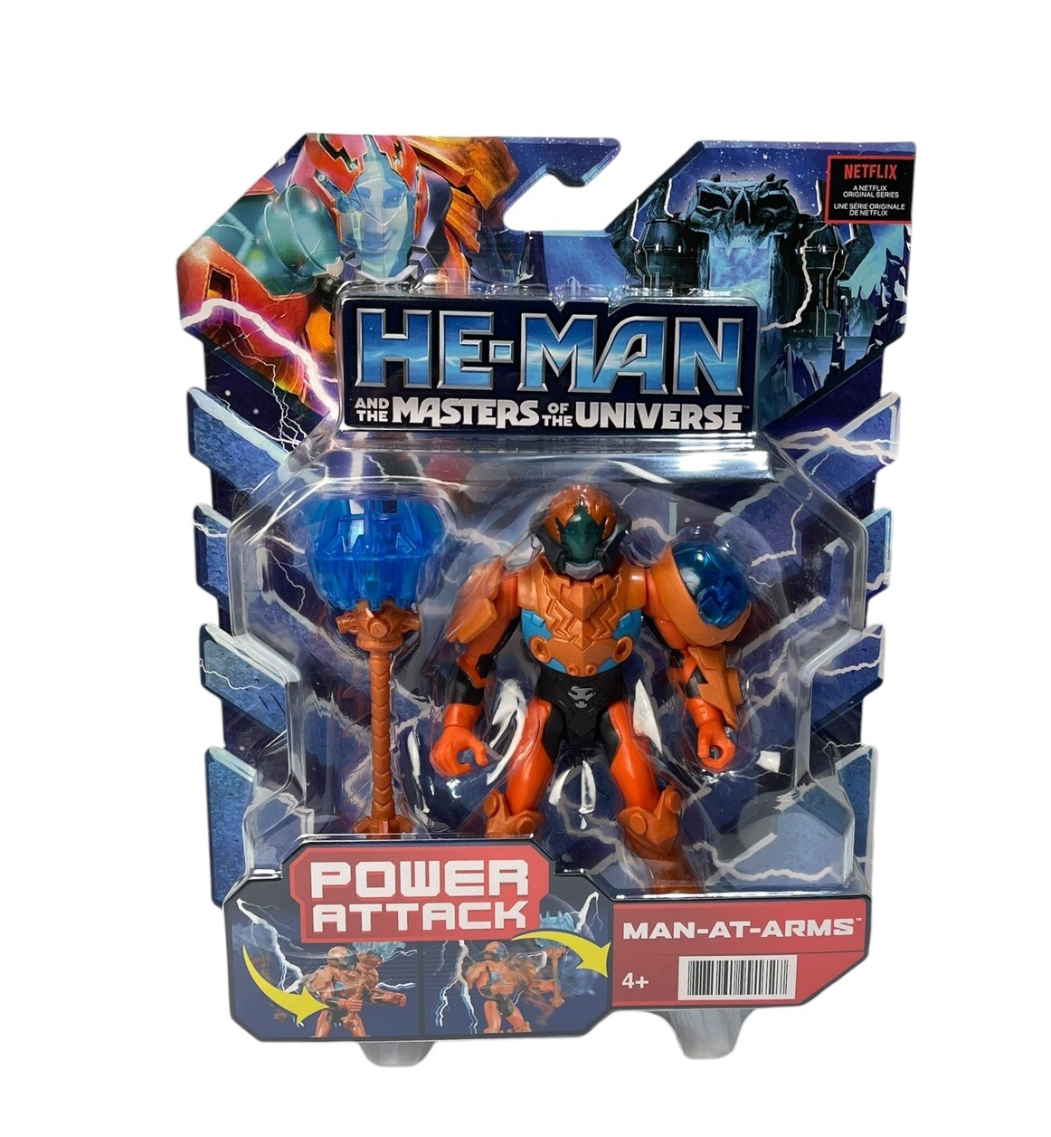 He-Man & Masters of the Universe Modellino Power Attack Man-At-Arms NUOVO