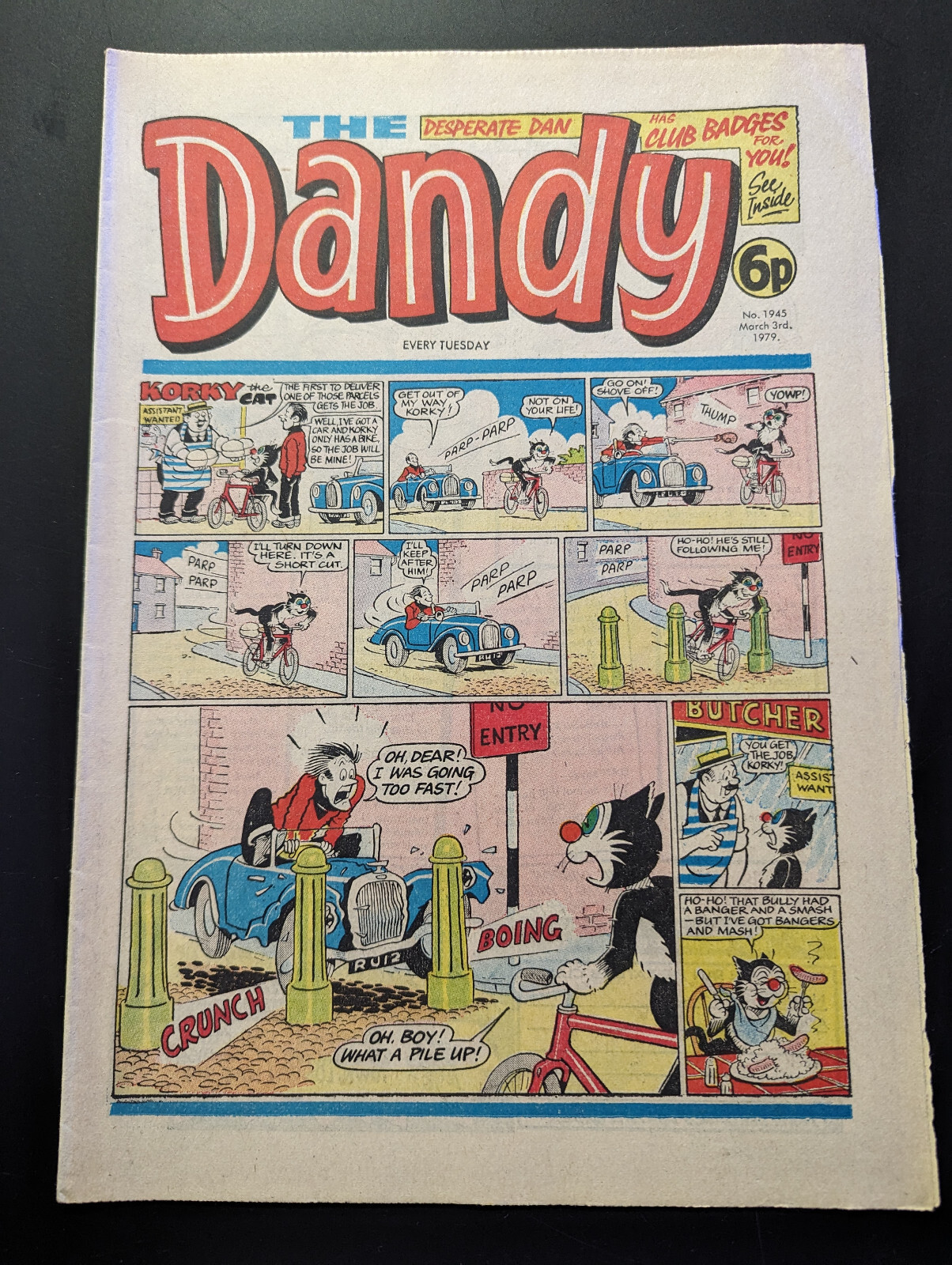 Dandy Comic No 1945 March 3rd 1979.