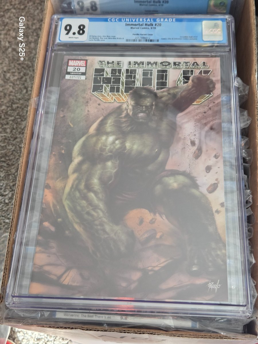 THE IMMORTAL HULK #20 LUCIO PARRILLO VARIANTE ESCLUSIVA COVER CGC 9.8 🔥