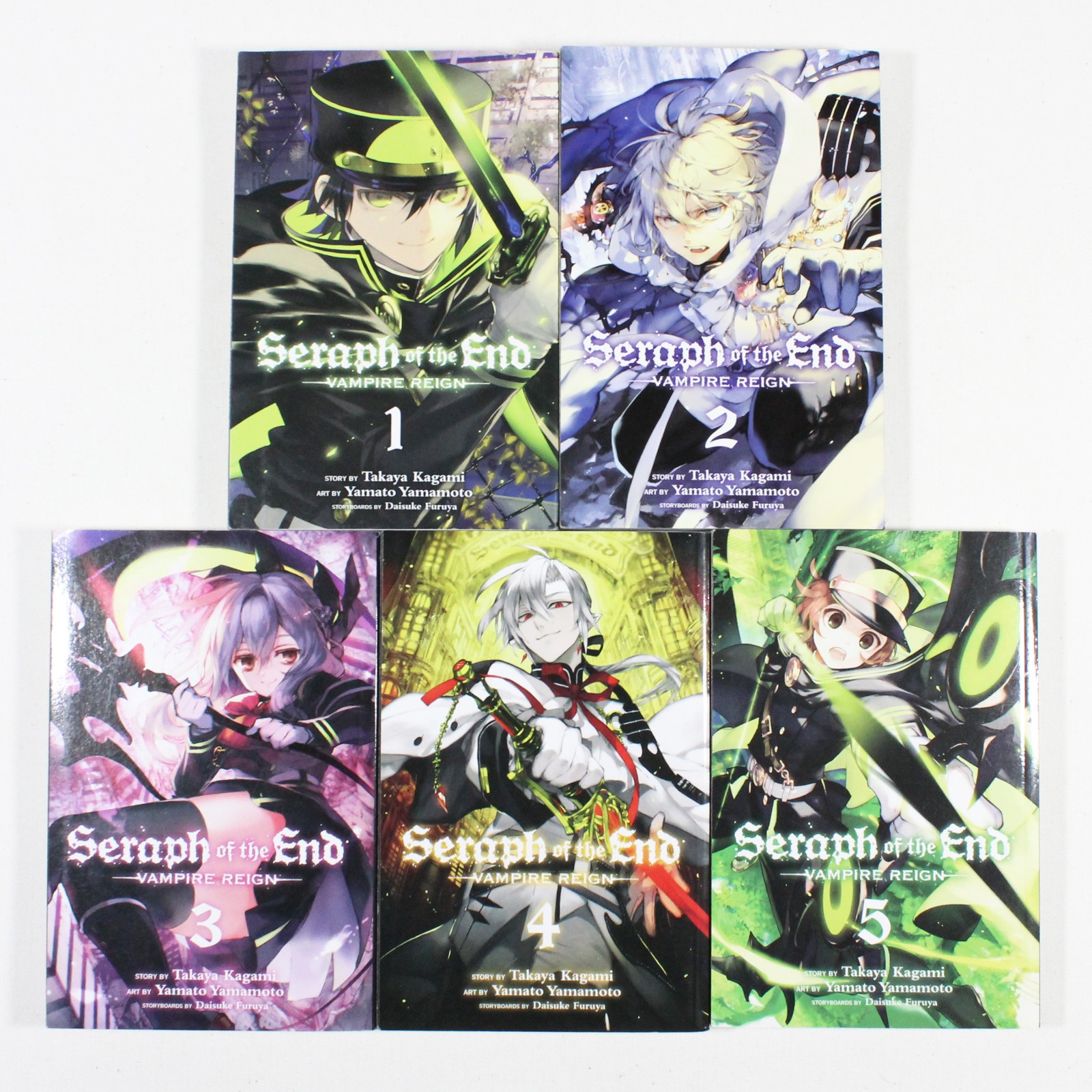 Seraph of the End: Vampire Reign, volumi manga 1-5, include poster