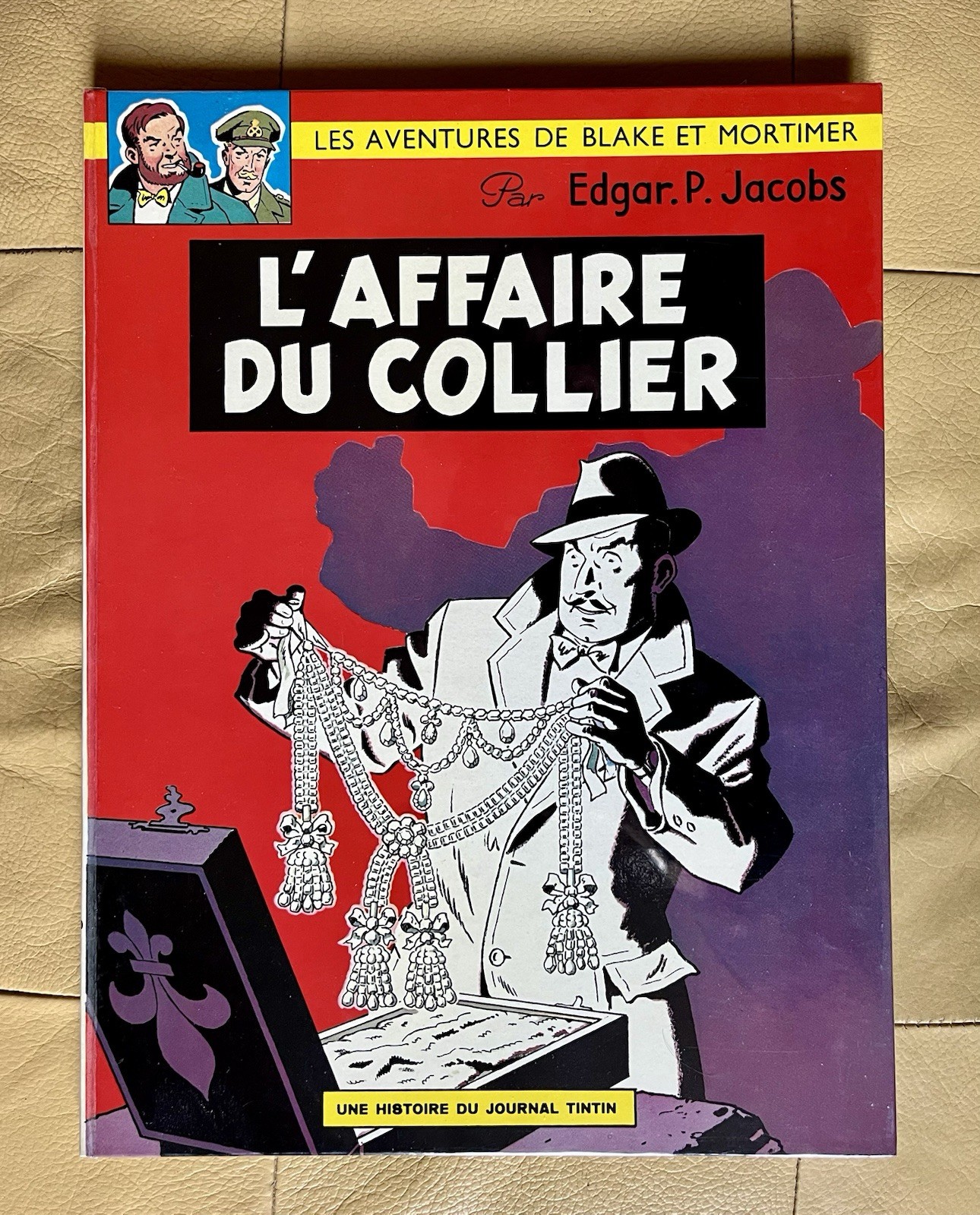 BLAKE ET MORTIMER:LOMBARD 71 DOS CARRÉ L’AFFAIRE DU COLLIER CRAQUANT NEUF JACOBS