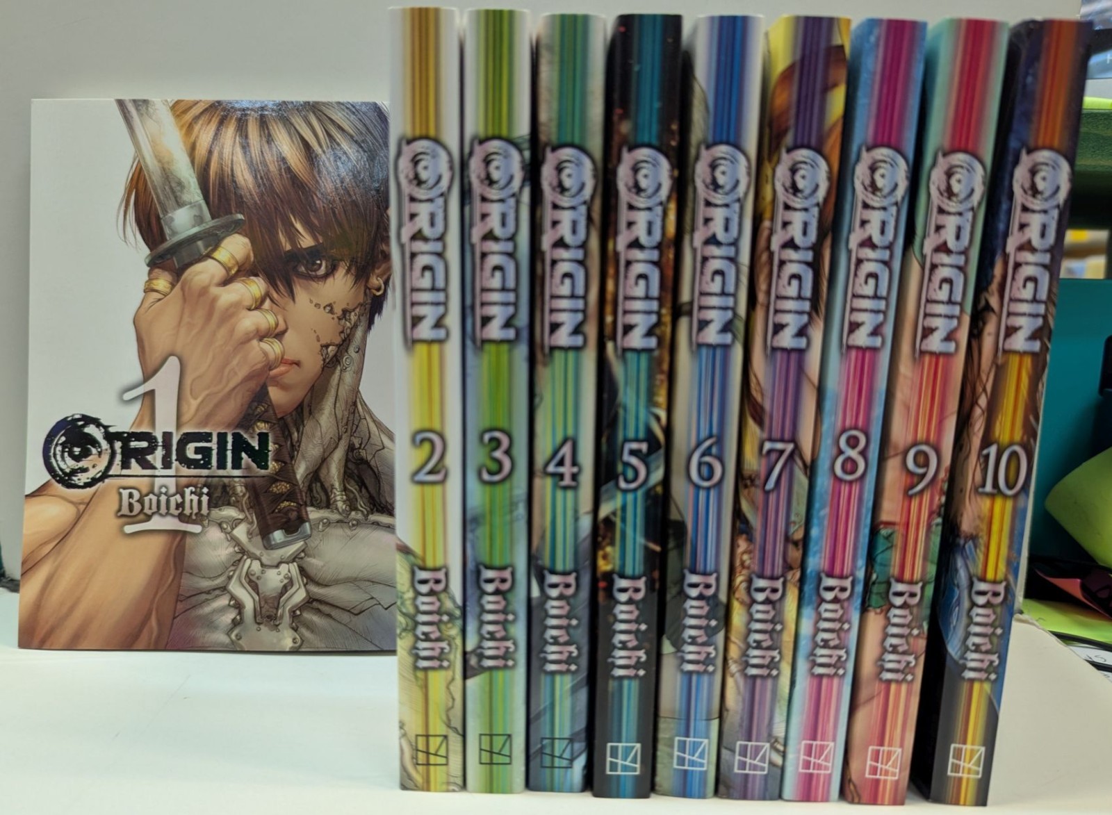 ORIGIN BY BOICHI #1 2 3 4 5 6 7 8 9 10 SERIE MANGA COMPLETA IN INGLESE