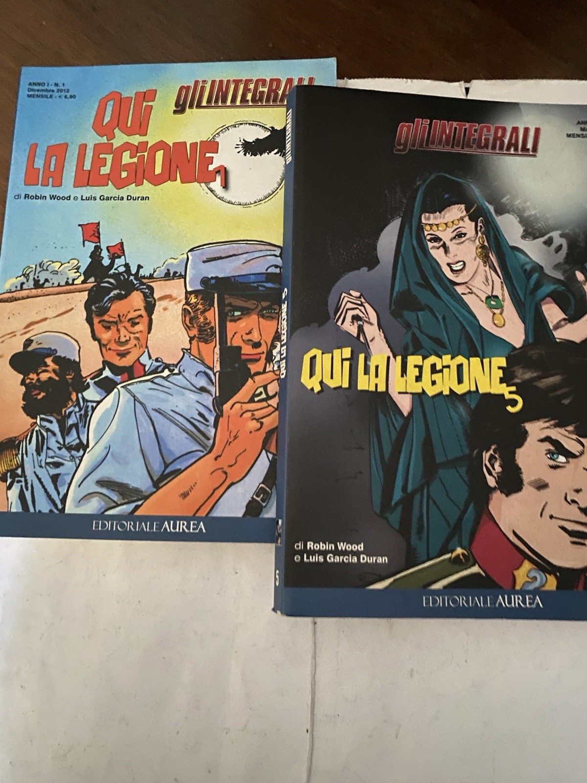 Gli Integrali Qui la Legione 2 volumi nn. 1 e 5 Aurea Wood Garcia Duran