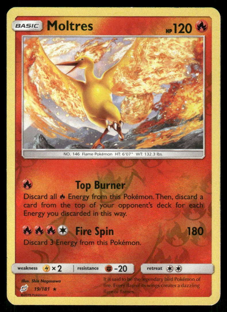 POKEMON OLTRES TEAM UP 19/181 HOLO REVERSE HOLO R LP