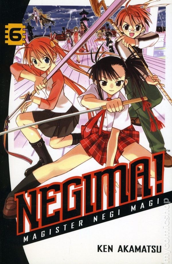 Negima TPB #6-1ST VF 2005 immagine stock