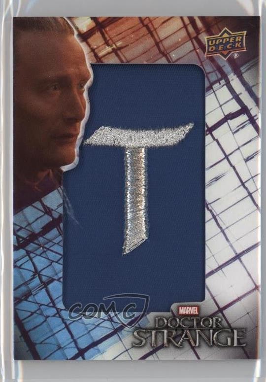 Patch Upper Deck 2016 Marvel Doctor Strange Lettermen Mads Mikkelsen 09q5