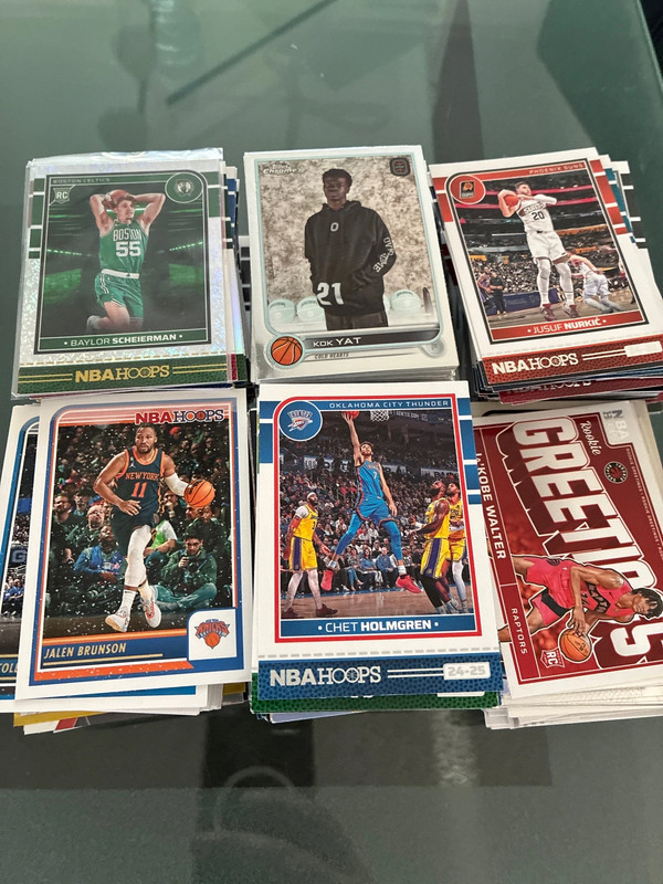 500 basketball cards Topps en hoppa nba