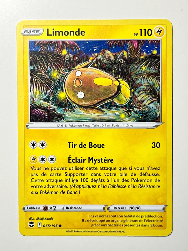 Carte Pokémon Limonde 110pv 055/195