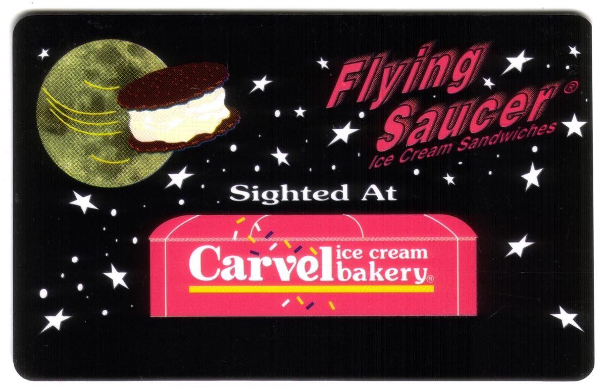 10m Carvel Gelato 'Piattino Volante' Gelato Panini # Scheda Telefonica PROOF