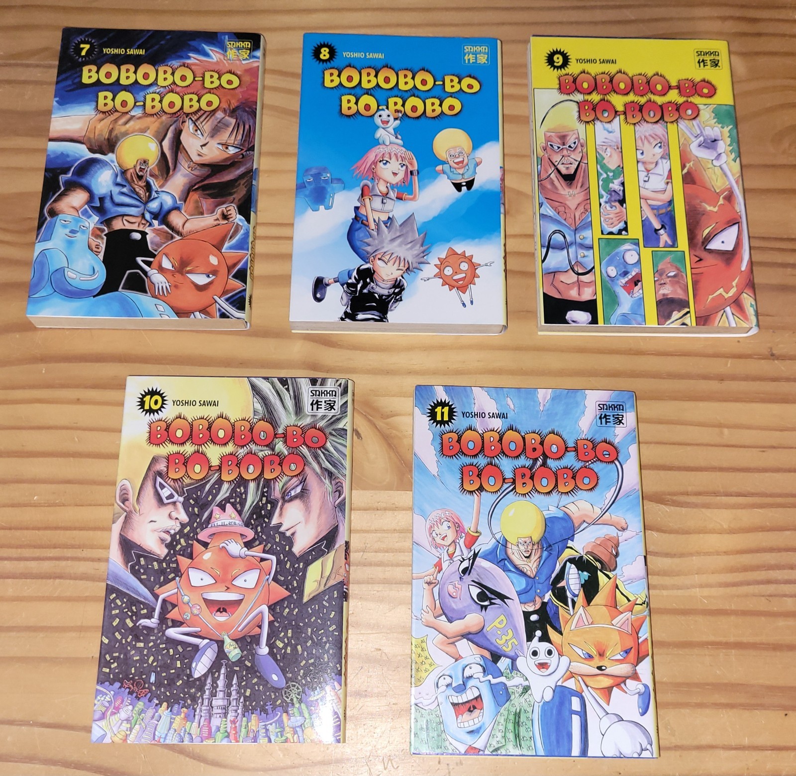 Manga, Bobobo-Bo Bo-Bobo, Tome 7-11, Yoshio Sawai, casterman, francese