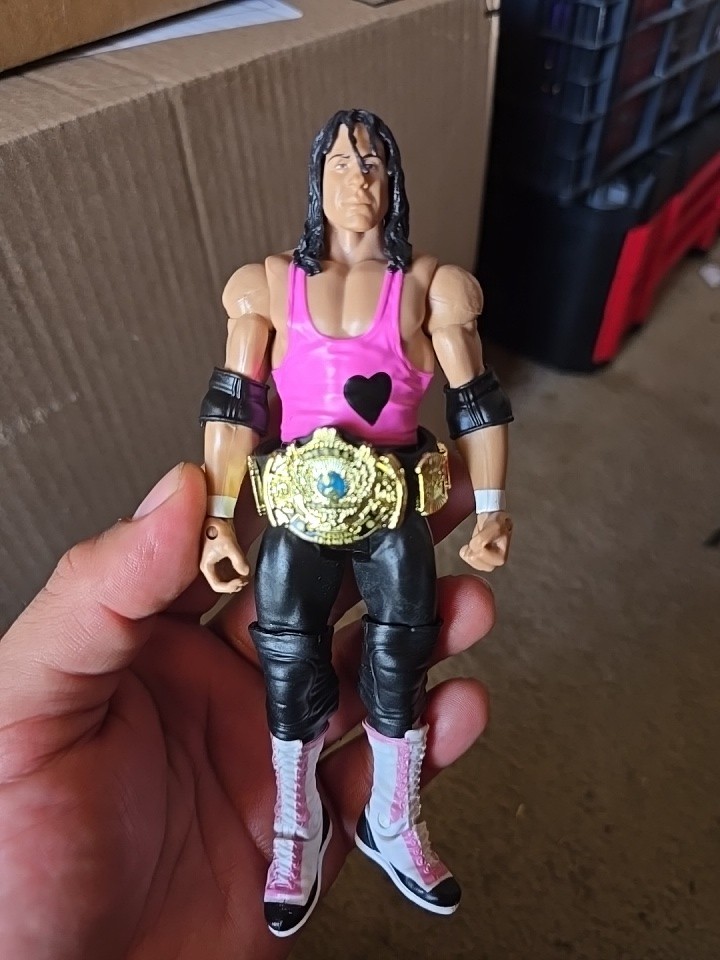 Modellino Wrestling Base WWF WWE 2011 Mattel Bret Hitman Hart Series 49