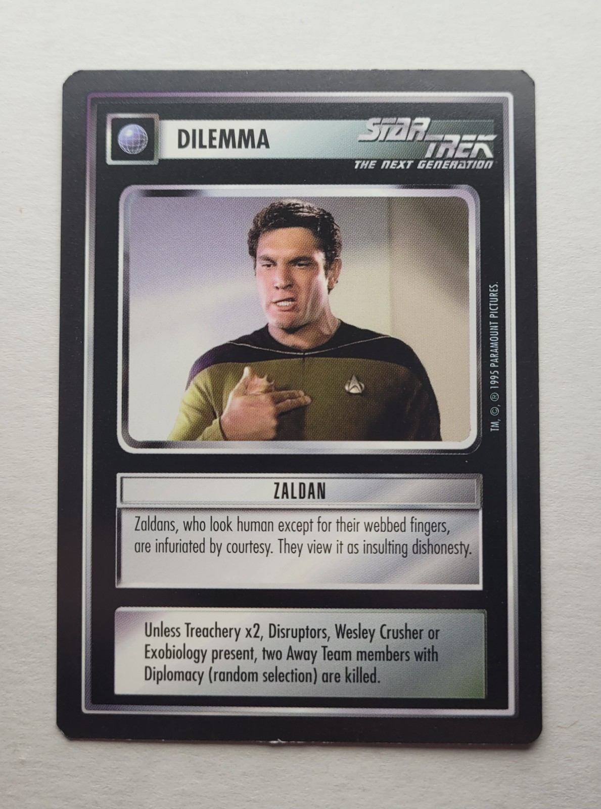 Star Trek CCG: ZALDAN + BONUS | Non Comune | RISPARMIA FINO AL 25% | 1E Alt Univ