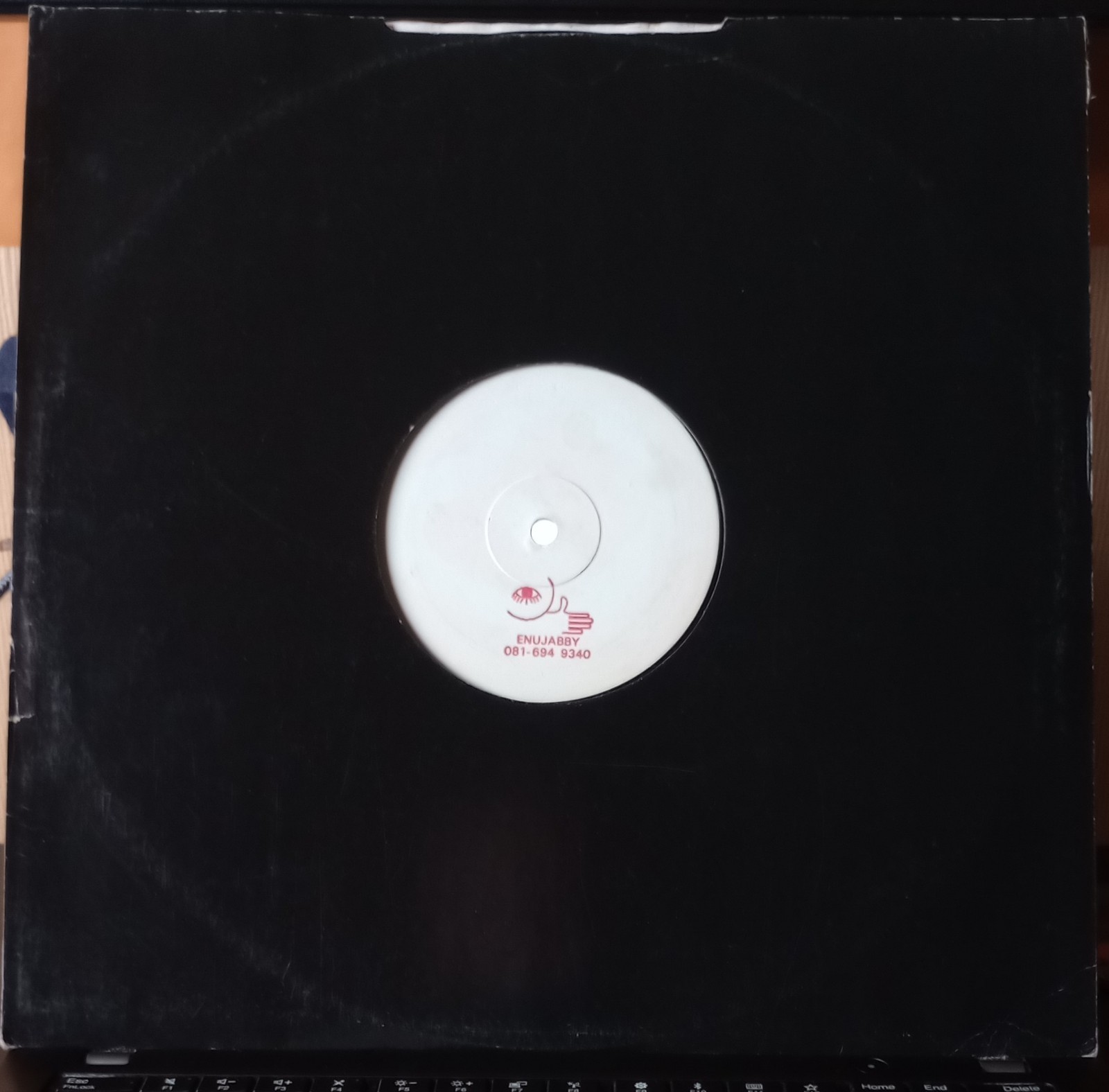 Enujabby - "Epon" RARE 12" Single Vinyl WHITE LABEL Solid Pleasure 1993 - EX/VG