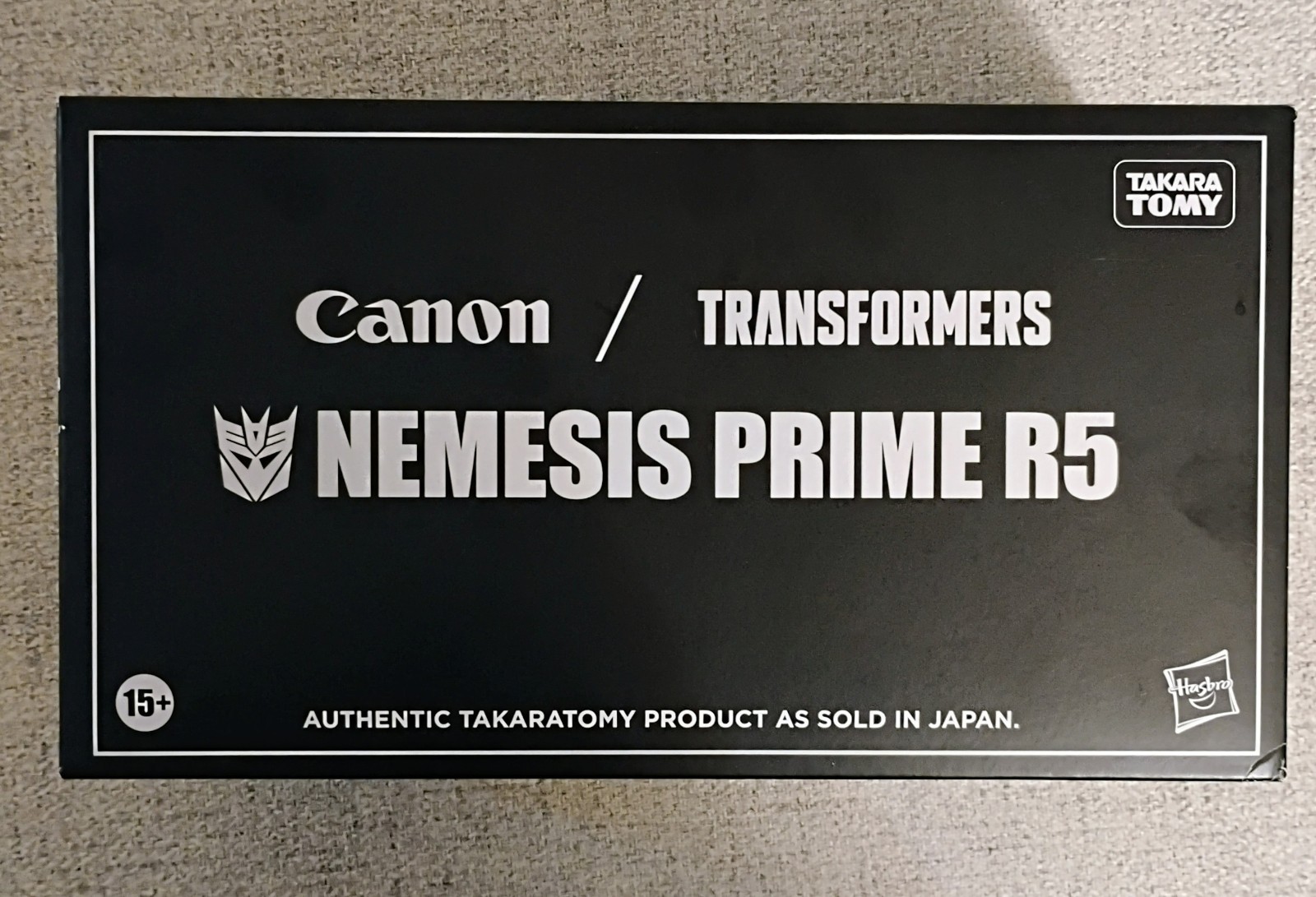 Transformers Nemesis Prime R5 Canon Camera