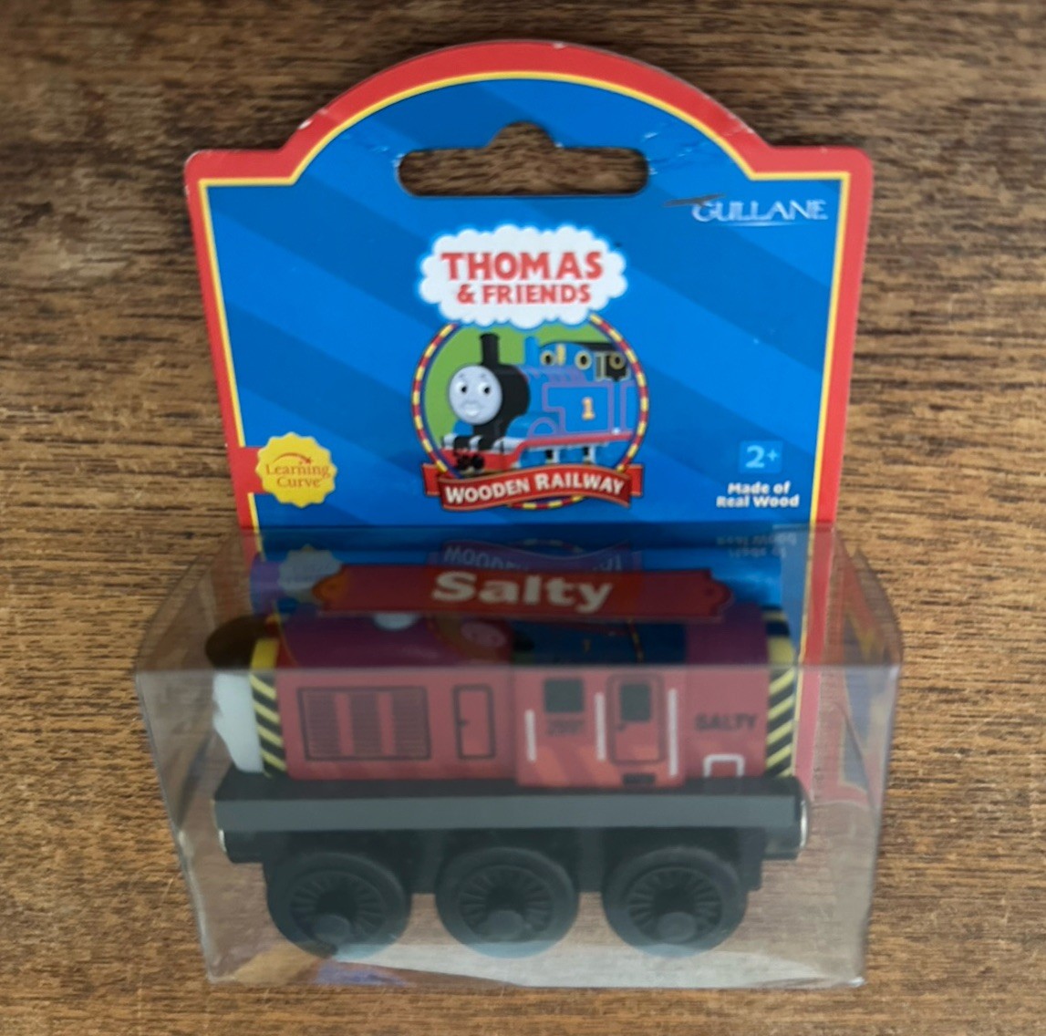 2001 Learning Curve Wooden Thomas Train 1st Edition Salty! NEW!
