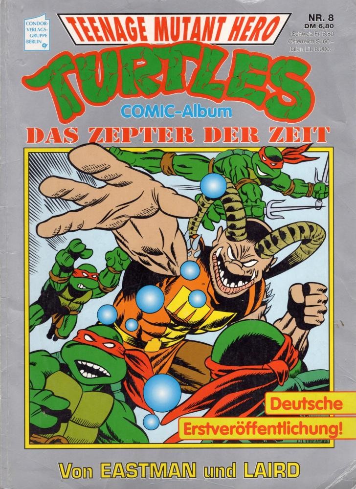 Album fumetti Teenage Mutant Hero Turtles 8 (Z1-2), Condor