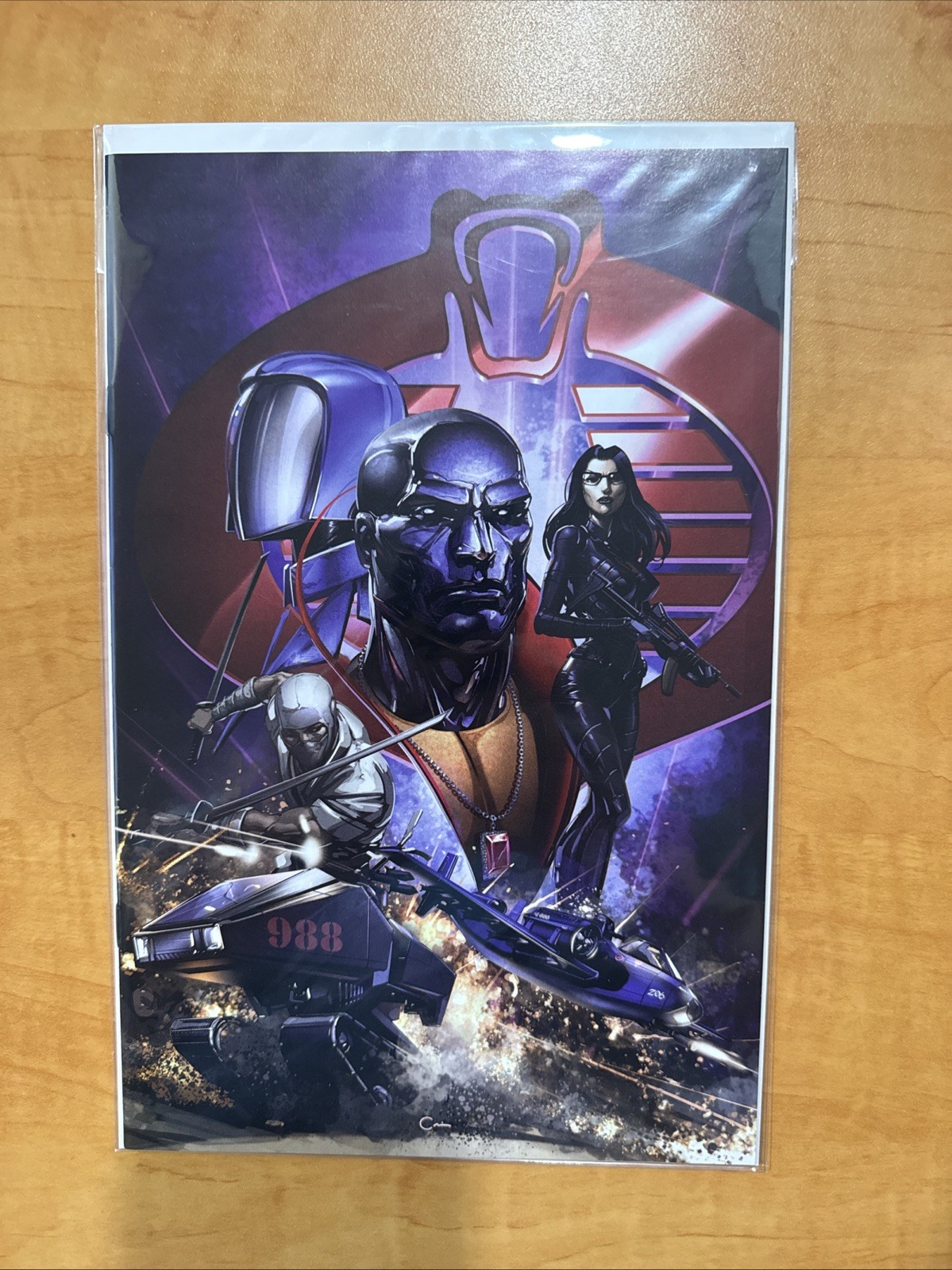 GIJoe Comics IDW Vol 6 Clayton Crain Virgin Variant Cover