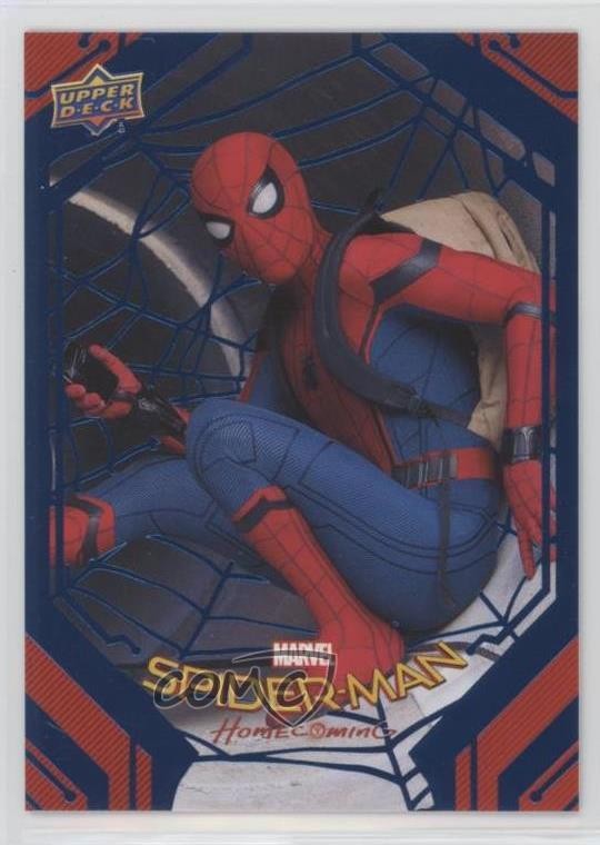 2017 Upper Deck Marvel Homecoming Blue Foil 64/99 Spider-Man #47 0f4i