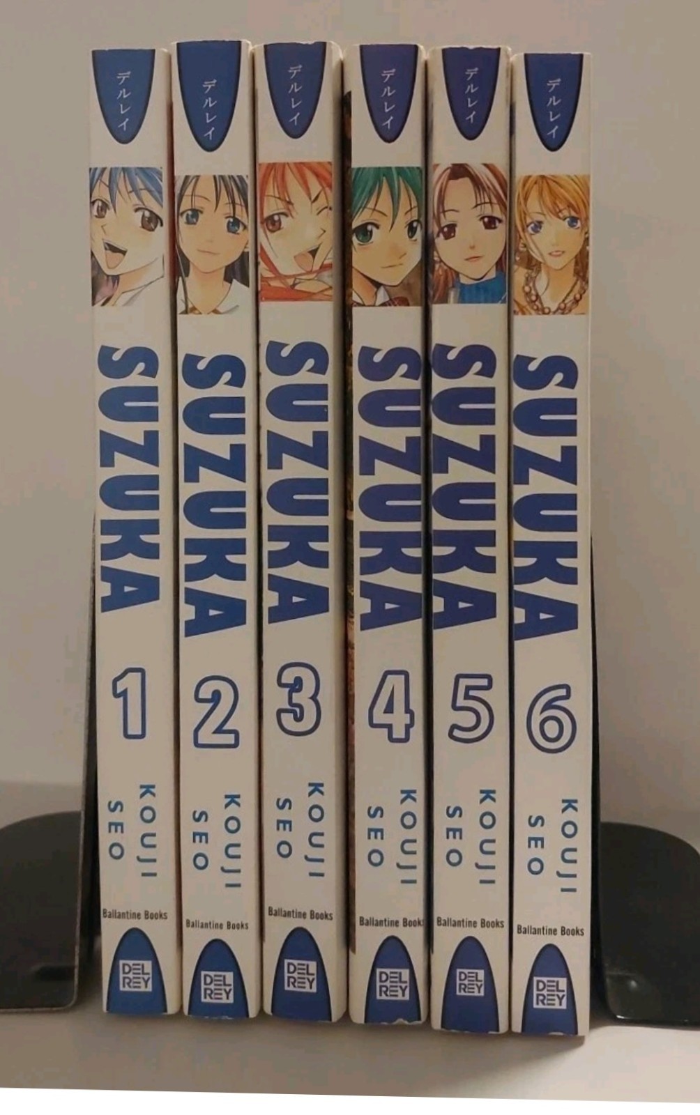 SUZUKA Manga Libro Inglese Romanzi Set Vols 1 - 6 Kouji Seo Del Rey TP OOP 2 3 4 5
