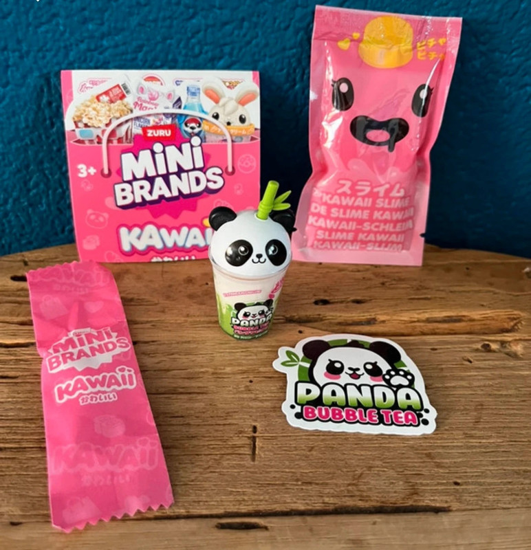 Zuru mini brands Kawaii. Luxury. Panda bubbletea