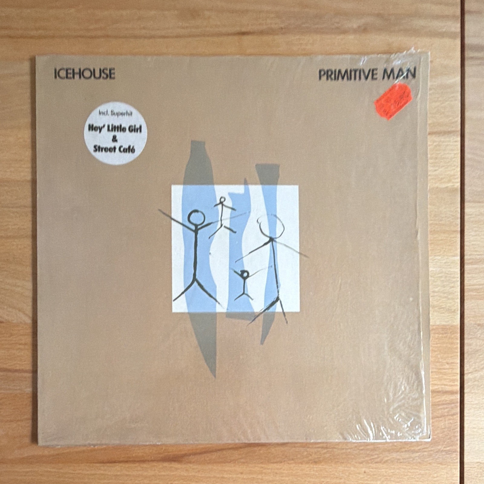 Icehouse – Primitive Man Vinyl LP 12" Chrysalis 1982 Rock Papphülse
