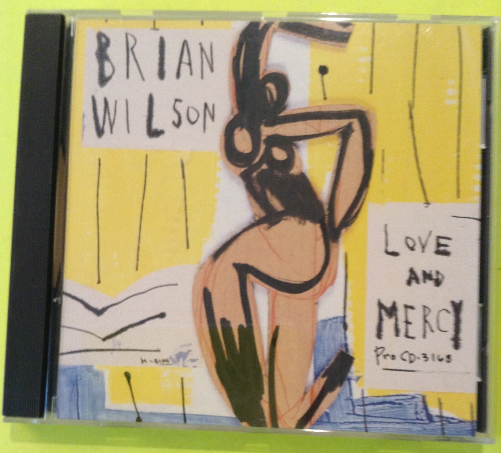 Rare Promo 1-Track 1988 CD Single Brian Wilson Love and Mercy Sire PRO-CD-3168