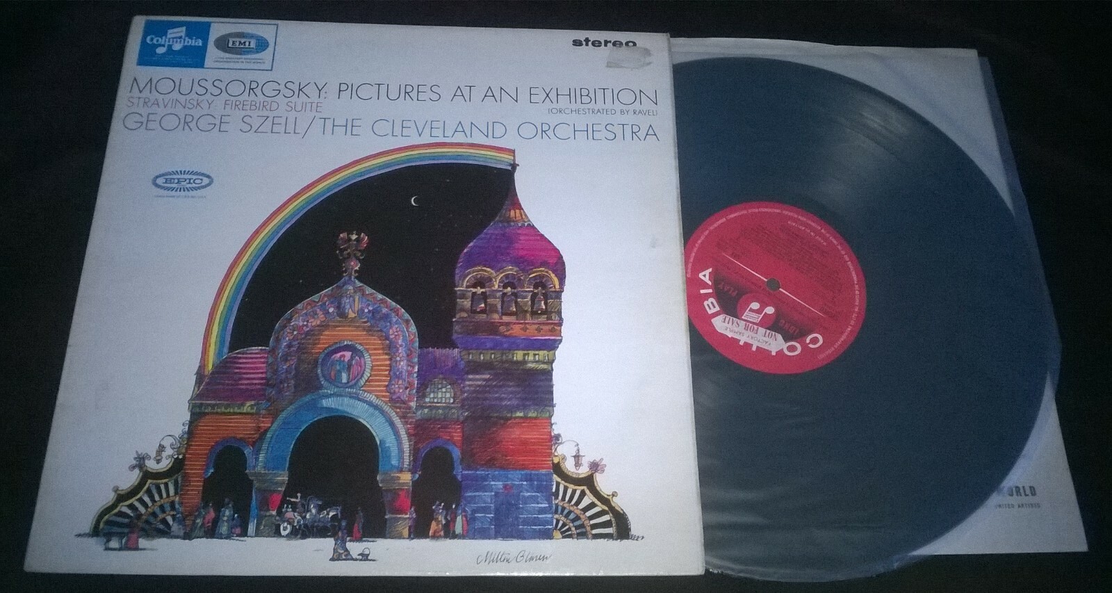 Szell Columbia SAX 2556 Moussorgsky Stravinsky 1E UK ED1 Factory Sample Rare