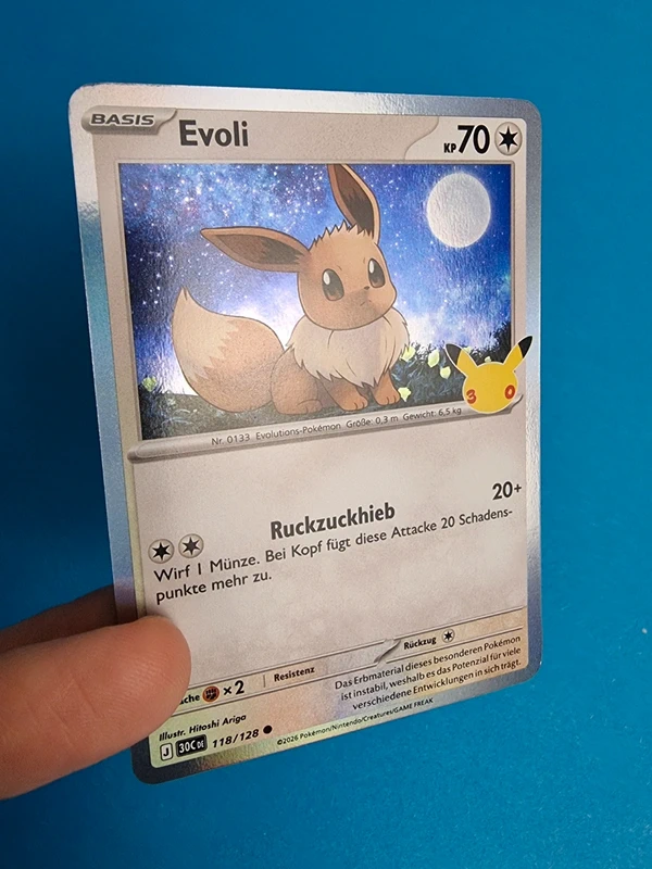 Evoli Sammlung Auflösung Boosterfrisch 30Jahres Jubiläum 🦊🌟